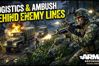 create custom vehicles and military props for arma reforger