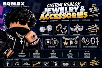 custom roblox jewelry roblox pendant earrings roblox nose ring roblox accessory