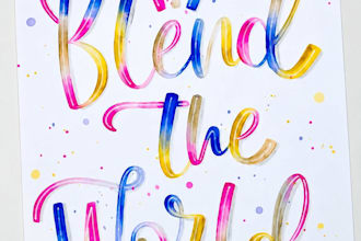 create custom handwritten lettering and calligraphy art