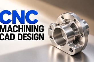 do cnc maching cad solidworks step manufacturing drawings precision part design