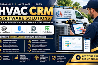 setup hvac crm servicetitan housecall pro jobber fieldedge workiz service fusion