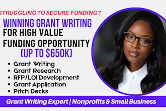 do winning grant proposal writing, nonprofit grant writing and grant research