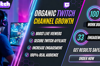 do twitch promotion to grow your live viewers and channel engagement