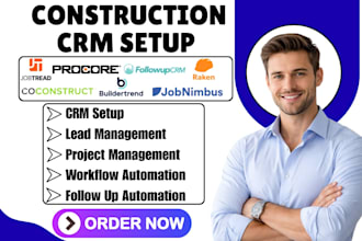 setup jobtread procore followup crm raken coconstruct buildertrend jobnimbus