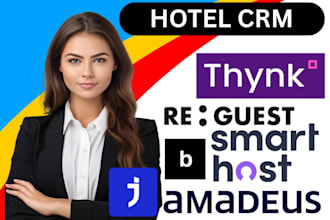 setup hotel management crm smarthost reguest journeytok brandnamic amadeus thynk