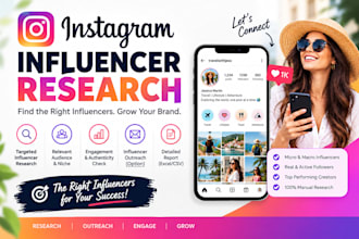 instagram influencer research brand creator outreach influencer marketing expert