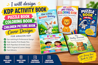 design activity book puzzle coloring book format children picture book cover