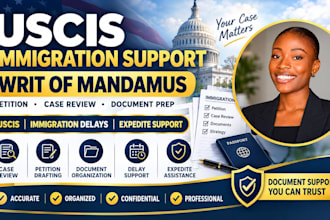 draft uscis writ of mandamus petition for immigration delays and case expedite