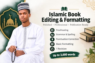 edit and format your islamic book for publishing
