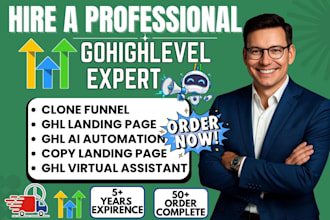 copy clone gohighlevel landing page go high level funnels ghl ai automation VA