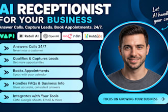 build an ai receptionist for calls lead capture and appointment booking