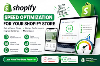 do shopify speed optimization on pagespeed and increase up store website score