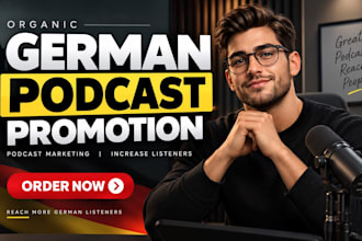 do organic german podcast promotion podcast marketing and increase listeners