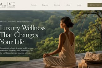 design squarespace yoga studio website class booking wellness website