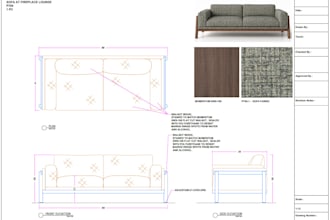 create ffe shop drawings for furniture and casework
