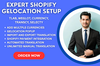 setup shopify gelocation currency glc selecty orbe hextom transcy tlab weglot