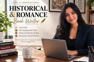 line edit and developmental edit your historical romance novel