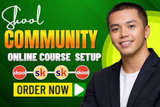 skool community setup skool community skool credit repair skool course creation