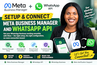 setup meta business manager and connect whatsapp API