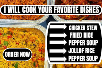 cook your favorite dishes for you that makes you heathy