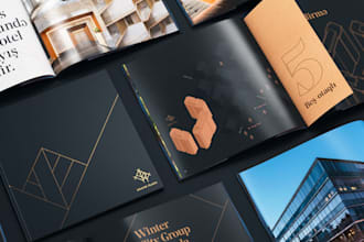do canva real estate property brochure door hanger and media kit for influencers