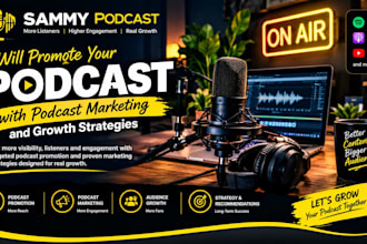 promote your podcast with podcast marketing and growth strategies