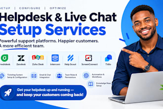 setup freshdesk screenconnect intercom help scout zendesk suite zoho desk tidio