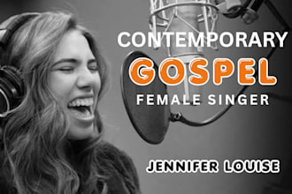 be your female gospel singer and songwriter for christian worship songs