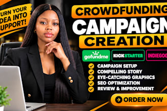 write and setup whole gofundme campaign