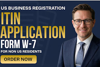 apply for an itin individual taxpayer number with form w7 for non US residents