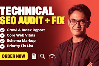 do a technical SEO audit and prioritized action plan