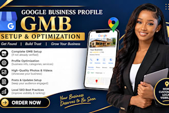set up and optimize your google business profile gmb