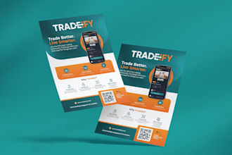 design business, company and product flyer and brochure
