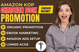 do amazon christian book promotion KDP PPC setup kindle ebook marketing