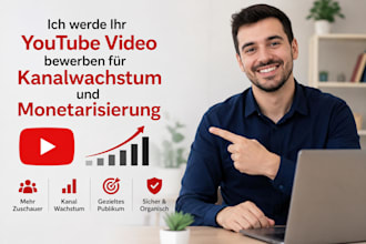 do organic youtube video promotion for channel growth and channel monetisation