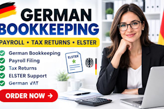 handle your german bookkeeping and payroll filings tax returns via elster