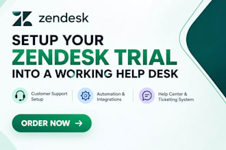 set up your zendesk trial into a working help desk workflow