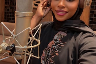 sing professional arabic and turkish songs pop as a female arabic singer