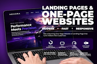 create a responsive landing page or one page website using uikit