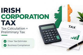 calculate irish corporation tax and preliminary tax for your business