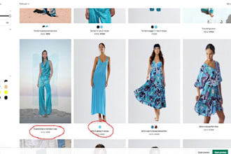 add a smart shopify product variants, tags collections with color swatches