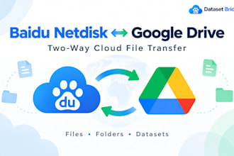 transfer files between baidu netdisk and google drive
