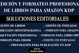 maquetaré profesionalmente tu libro para amazon KDP