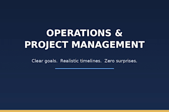 turn your chaotic operations into a well oiled machine