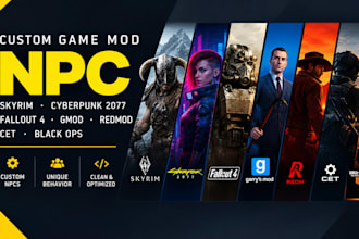 custom game mod npc skyrim cyberpunk 2077 fallout 4 gmod redmod cet black ops