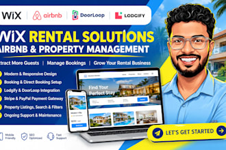 do wix rental website, property manger, airbnb website, doorloop,lodgify website