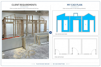 create professional autocad 2d working drawings and plans