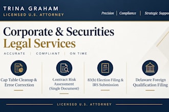 draft and prepare your 83 b election filing for the irs as US startup attorney