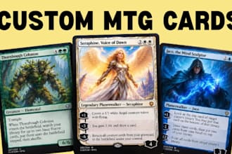 design custom mtg cards, commander edh cards, mtg card art, tcg, fantasy card