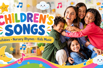 sing produce christian nursery rhymes lullaby music kid song children theme song